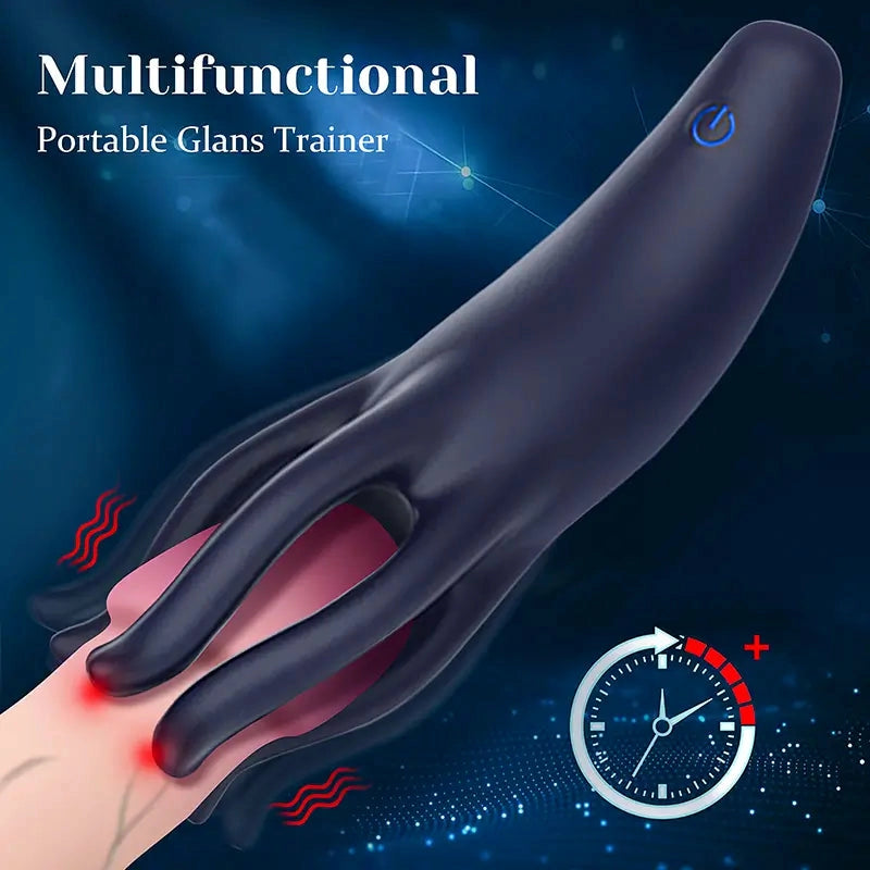 XG17: Entrenador de Glande Slim Octopus de 10 Velocidades – Compacto y Ergonómico