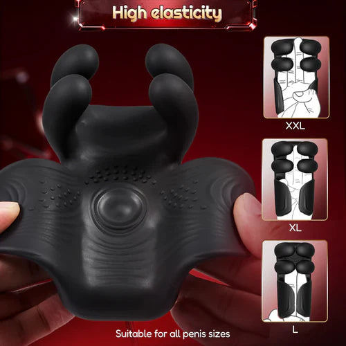 XG21: Entrenador Finger-Pinch con Aletas Flapping y 10 Modos de Vibración