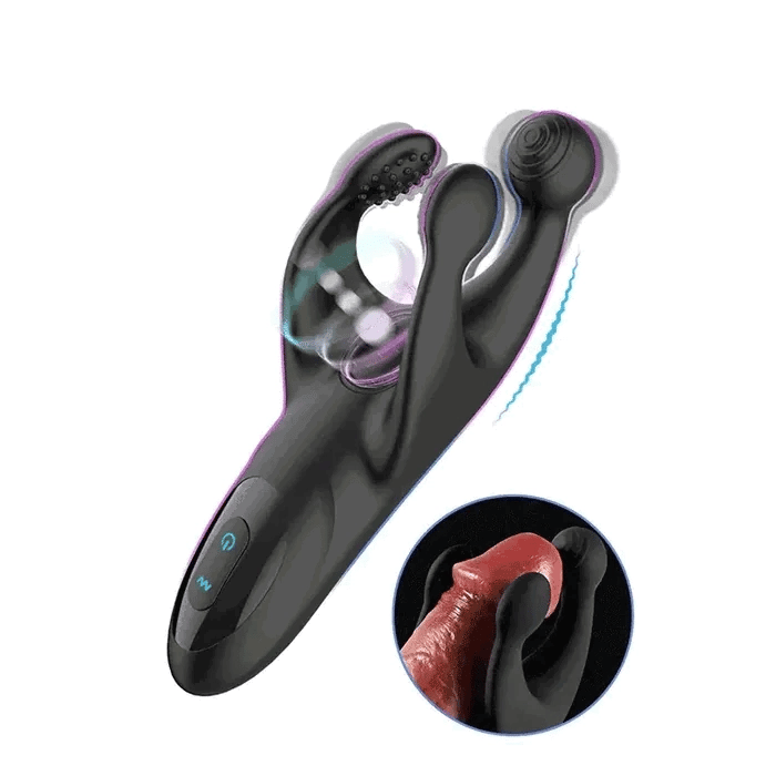 XG9: Entrenador de Glande Claw Patting con 3 Garras de Palpación y Vibración