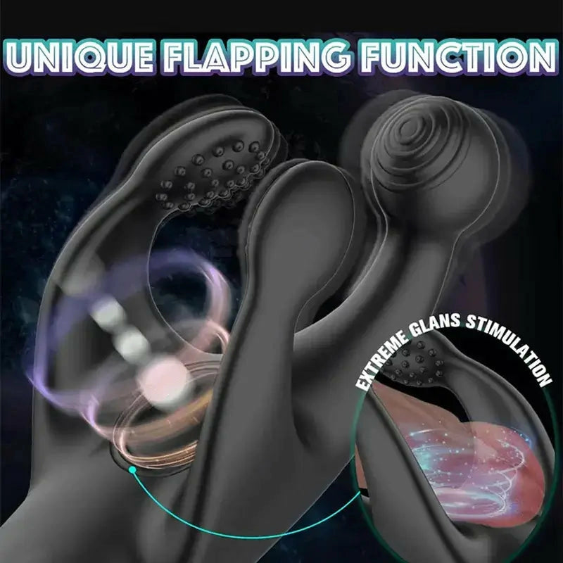 XG9: Entrenador de Glande Claw Patting con 3 Garras de Palpación y Vibración