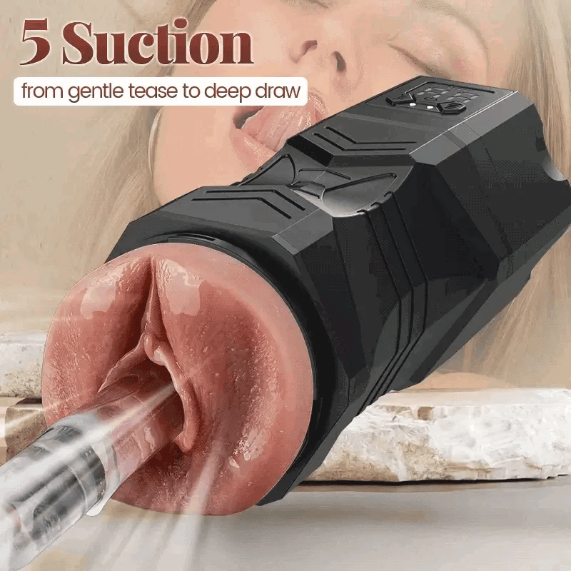 XV10: Masturbador Vibrador con Succión Eléctrica de Vacío y Protección IPX7